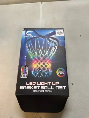 LED light up basketball net