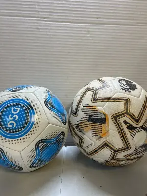 2 soccer balls
