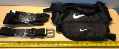Nike Fanny pack, Nike hand warmer, DSG belt , Nike gloves