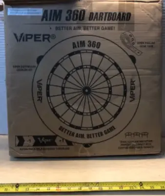 Viper aim 360 dartboard with viper proline oche tape