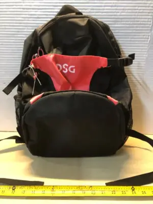 DSG backpack black and red