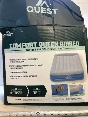 Comfort, queen, air mattress