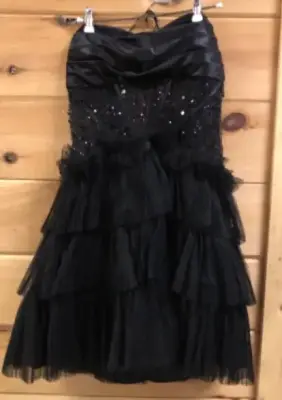 Black dress size 14 teen