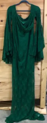 Green lace dress size large