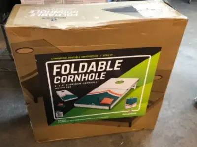 2’x4’ aluminum foldable cornhole board set