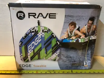 Rave inflatable edge towable up to 3 riders