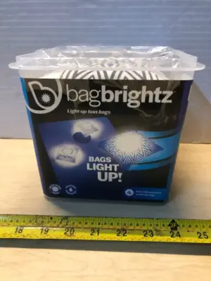 4 Count LED power cornhole bags