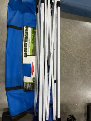 slant leg canopy 10x10 (missing ground anchor bar)