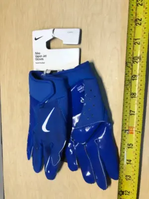 Nike vapor jet gloves youth football size large