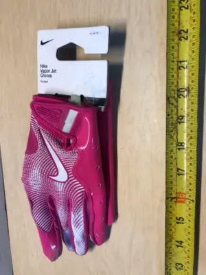 Nike vapor jet gloves football size medium