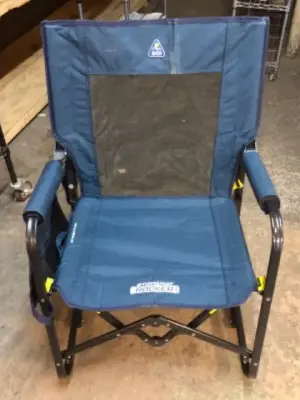 Stowaway rocker foldable chair