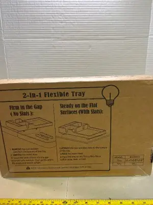 2 in 1 flexible tray