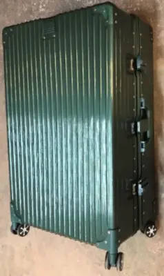 Large green suit case with combo locks (no key)
