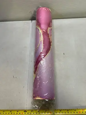 pink marble desk mat