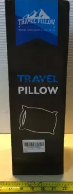 Memory foam travel pillow