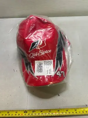 2 ct old spice baseball racing caps