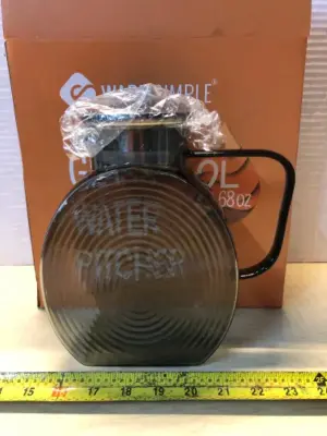 2L glass water pitcher