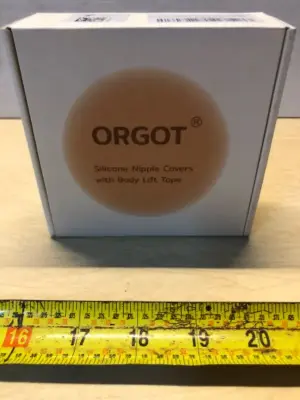 Orgot silicone nipple covers with body lift tape