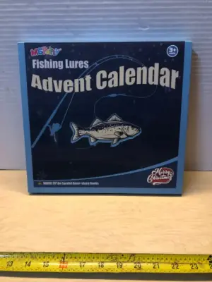 Fishing lures advent calendar