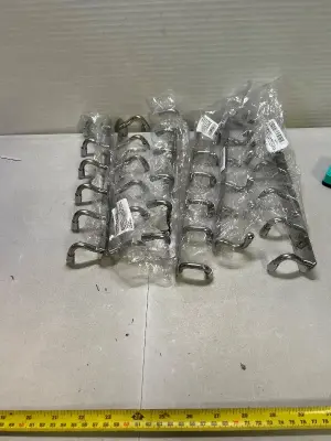 6 count wall mounted coat rack