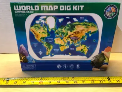 World map dog kit