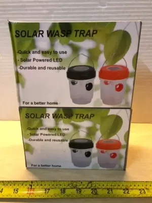 2 boxes solar wasp traps