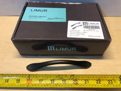 Limur 10pc black matte 5inch handles