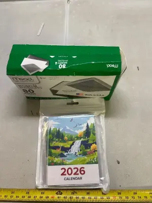 80 count security envelopes and mini 2026 calendars