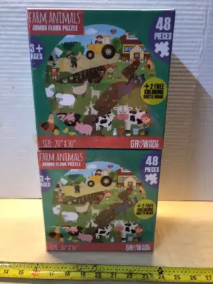 2 boxes jumbo floor puzzle