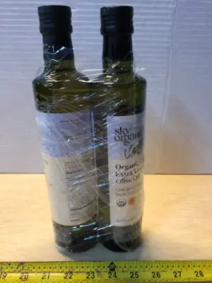 2 bottles 16.9oz organic Greek extra virgin olive oil exp:2/19/27