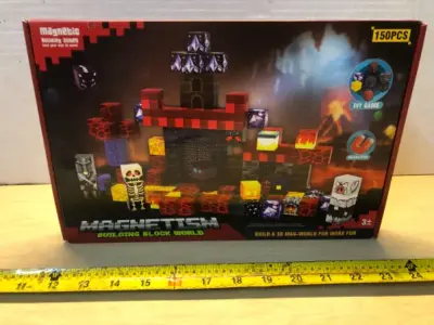 Minecraft magnetic building cubes