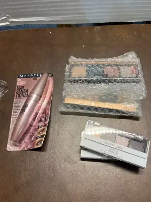 2ct zenning out eye shadow, 2ct revlon eye shadow, lash sensatainal mascara