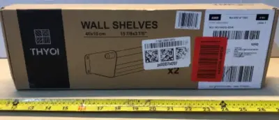 40x10cm wall shelves