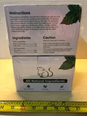 2 boxes 24 each mouse repellent all natural