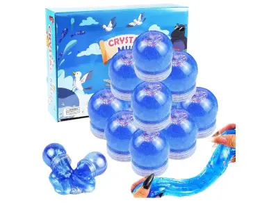 12pc slime galaxy glitter (similar to image)