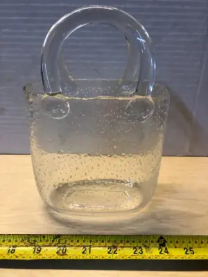 Glass purse