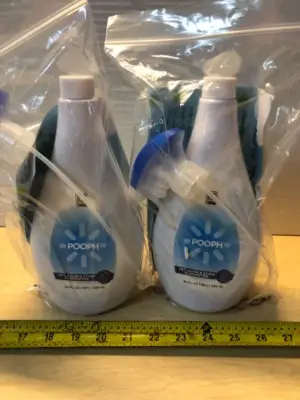 2 bottles 32oz pooph odor eliminatior