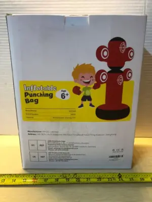 Inflatable punching bag