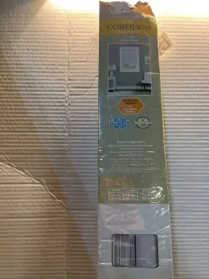 cordless vinyl mini blind