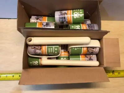 2 boxes 5 each box 2-in-1 lint roller