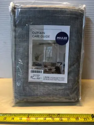 Miulee 50x120 grey curtain