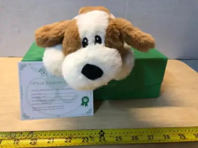 My little buddy weighted dog plush