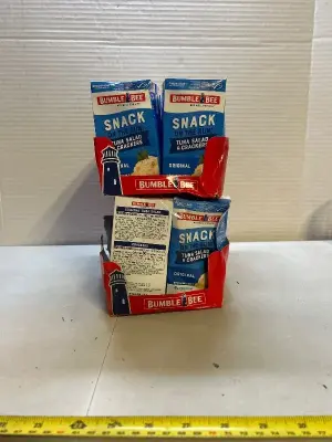 lot of tuna and crackers on the go