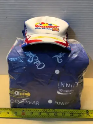 3 boxes 26 Wonder bread hat and large shirt