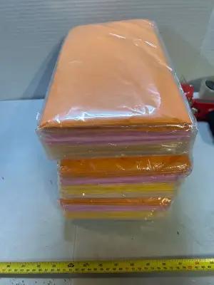 3 large packs of tablecloths
