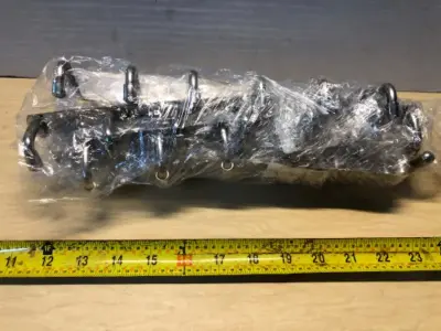 6 count wall mounted coat racks