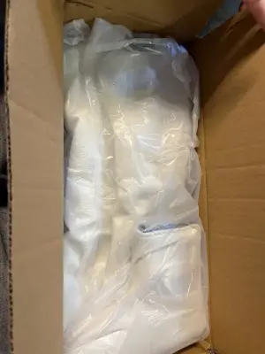 box of gold club covers