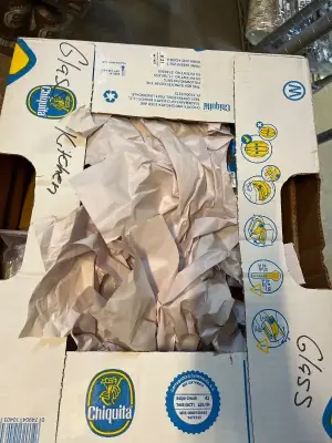 box of glass kitchen wear