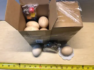 2 boxes wooden Easter craft kit