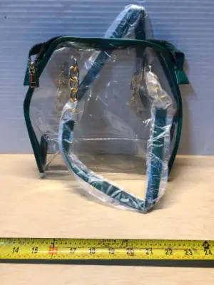 Clear tote bag